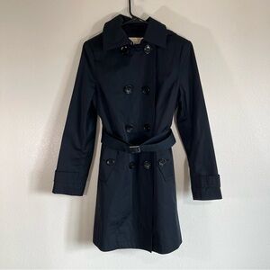 Michael Kors Black Belted Trench Coat